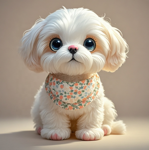 Advanced Version Custom Simulation Doll <strong>Maltese</strong> Dog Doll Plush <strong>Toy</strong> Gifts for Kids - Product Image 2