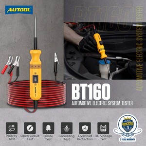 高品质autol BT160汽车电路测试仪电源探头汽车诊断工具12/24v电压集成电源
