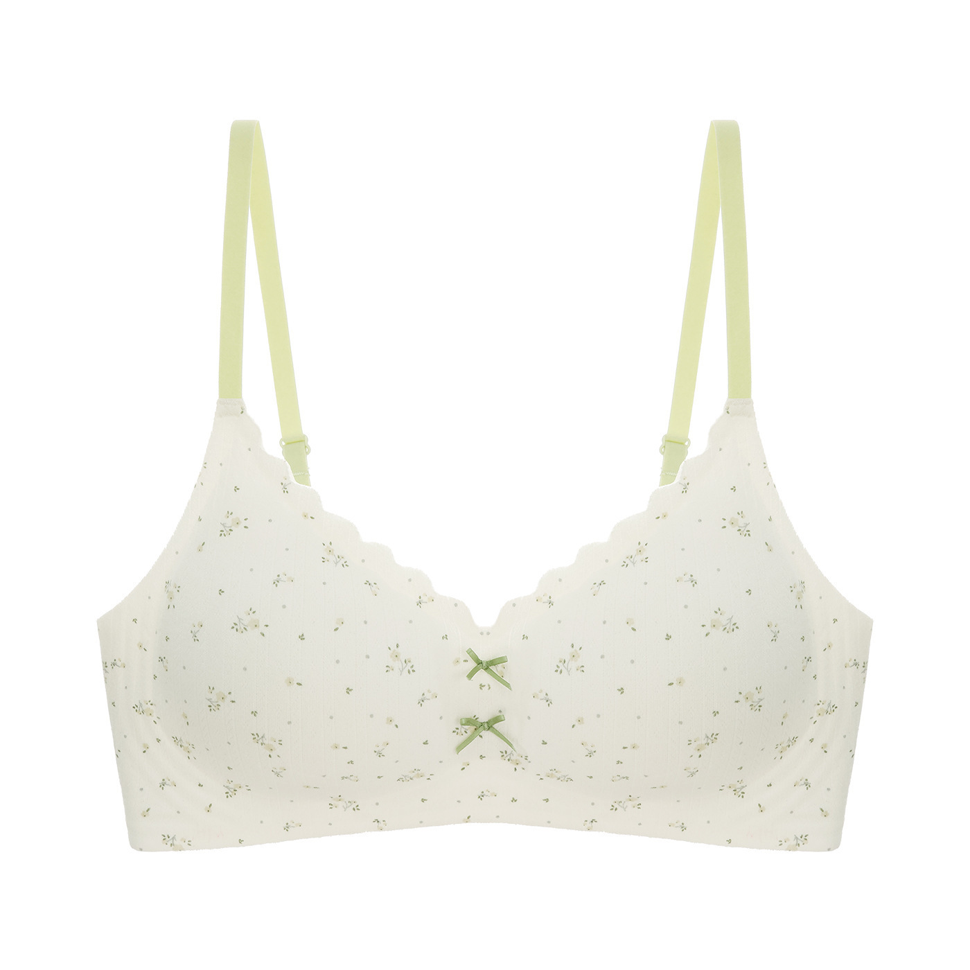 Blue glaze soft white floral