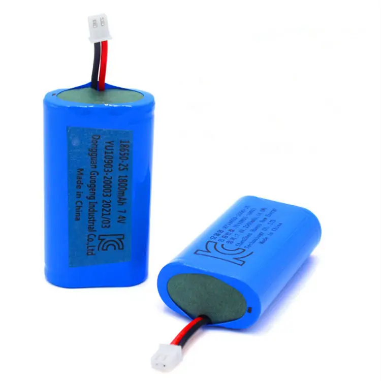 Usine 5 ans de garantie batterie à cycle profond LiFePO4 18650 7.4V 1500mAh batterie Lithium-ion 18650 batterie