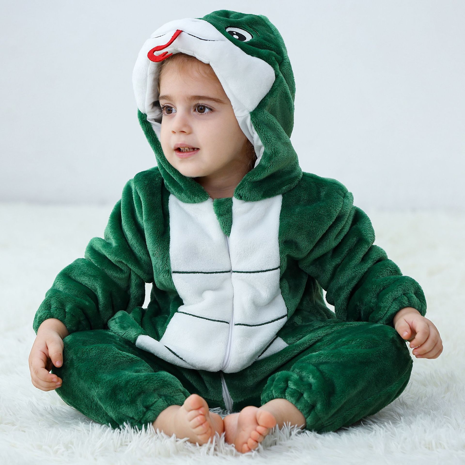 Barboteuse serpent vert