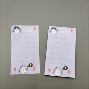 Bloc de notas personalizado de alta calidad, bonito diseño de línea Horizontal, blocs de notas extraíbles de papel compensado grueso para uso en la Oficina y la escuela - Product Image 6