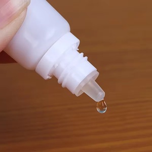白色透明低密度聚乙烯挤出塑料滴管瓶5毫升和10毫升滴眼瓶篡改密封螺帽 - Product Image 3