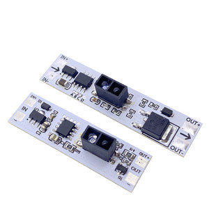 Modulo capacitivo Touch Switch 5V-24V 3A LED lampade di controllo dimmer componenti attivi scansione a breve distanza sensore manuale Sweep - Product Image 1