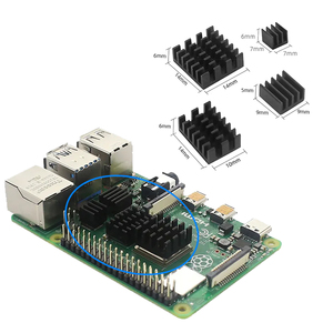 Vendita calda Raspberry Pi 4 modello B Kit completo 4GB 8GB custodia in metallo opzionale ventola dissipatori di calore cavo di alimentazione per Rpi 4 B - Product Image 4
