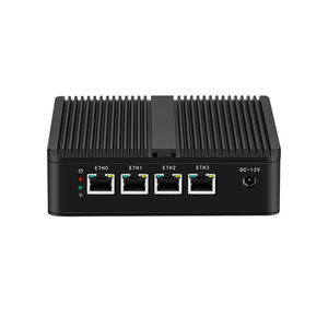 Intel Pentium N3540 Quad Core 2.16Ghz 4 Lan GbE Network Firewall Win10 Linux Fanless Mini Computer industriale - Product Image 2