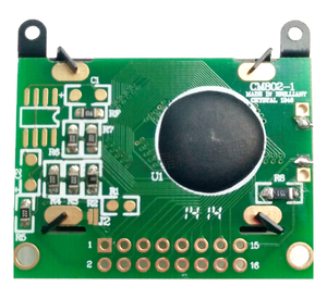 0802 di supporto del misuratore di interfaccia personalizzata 8x2 blu bianco carattere modulo LCD a basso consumo luce solare leggibile per lo strumento - Product Image 3