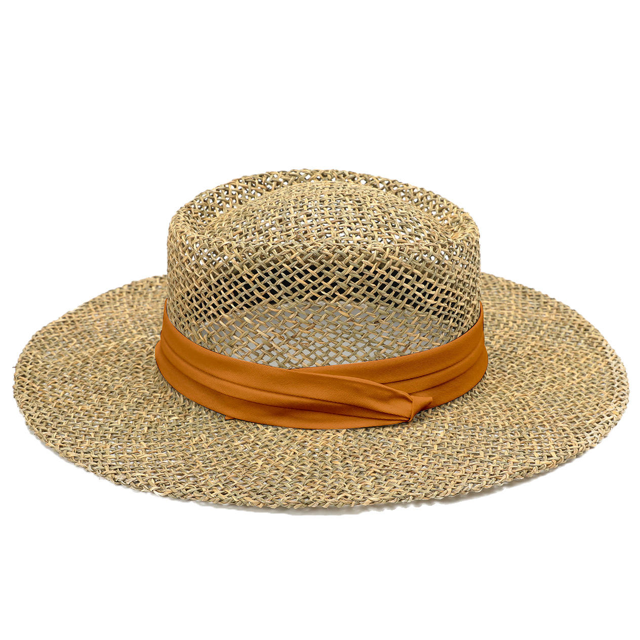 สายรัดสีส้มแบบแบน