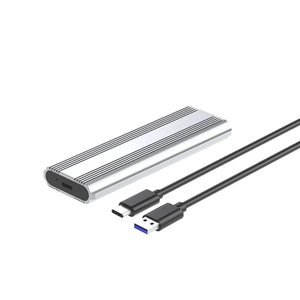 USB 3.<strong>1</strong> Type-C M.2 External Solid State Box Dual Protocol NVMe NGFF 2 in <strong>1</strong> HDD <strong>Enclosure</strong> 10G Speed Transfer Storage Expansion