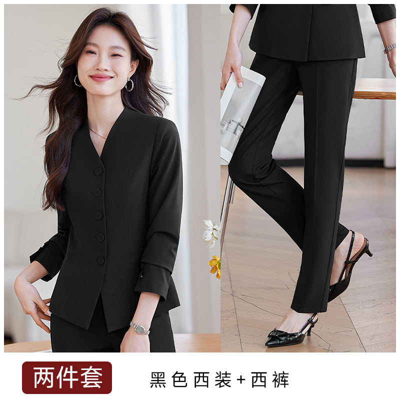 Black suit pants