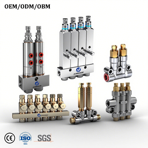 Hệ thống bôi trơn phun mỡ phân phối dầu bôi trơn Thiết bị đo Van đa dạng dầu bôi trơn dầu mỡ kim phun - Product Image 1