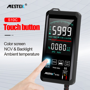 Multímetro digital Smart DC Bar True RMS Auto Tester Condensador de transistor profesional Multímetro de pantalla a color táctil - Product Image 2