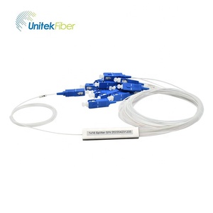 Reti centro dati ottico plc splitter mini acciaio tipo 1*16 SC UPC 0.9MM 1M 1.5M fibra splitter - Product Image 3