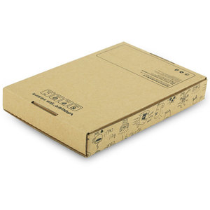Düşük adedi özel Logo kahverengi Kraft oluklu karton cep cep telefonu kılıf nakliye mailler posta ambalaj kutusu - Product Image 4