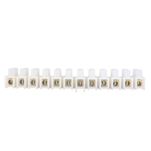 Bloque de terminales fijo de 12 posiciones de latón, Conector de caja de iluminación en forma de U, 12 bits máximo continuo 100A - Product Image 4