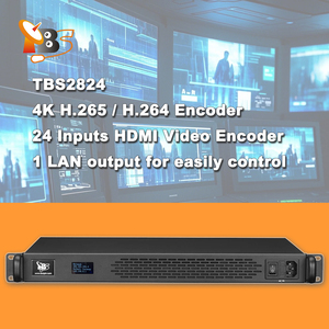 Modulador codificador TBS2824 4K @ 30fps para 12 HDMI a IP 24 H.265 H.264 Salida a través de UDP RTP RTMP SRT para transmisión en vivo - Product Image 2
