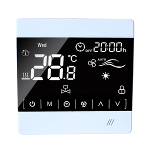 Termostato de aire acondicionado con pantalla táctil, controlador Digital de temperatura para refrigeración de Hotel