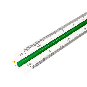 Mimarlar için mimari ölçekli cetvel alüminyum mimar ölçekli üçgen ölçekli cetvel Draftsman öğrenciler ve mühendisler - Product Image 4