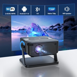 XNANOサポートブランドカスタマイズプロジェクターHA109 Android 11リモコンWIFI 6軽量0.4kg Proyector 4KフルHD LED LCD - Product Image 2