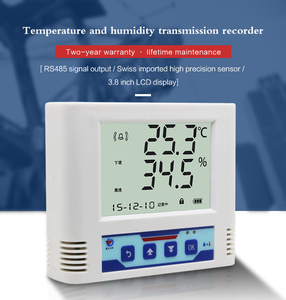 Suministro de batería Inteligente RS485 Modbus Registrador de datos de temperatura y humedad con 65000 lecturas - Product Image 4