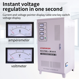 Factory Direct Sale 15KVA <strong>15000va</strong> Three-phase Pointer Display Voltage Regulator <strong>SVC</strong> 260V to 435V for Use on Machines - Product Image 4