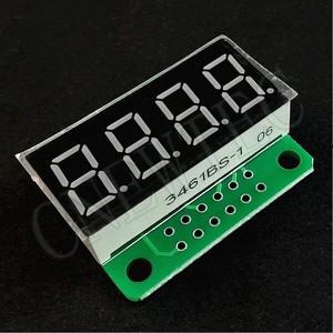 0.36 pollici 4 bit digitale LED Display 7 segmento modulo 5 opzioni di colore scheda di sviluppo per Arduino STM32 STC AVR AT89C52 Driver