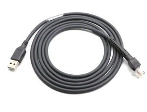 2021 stoklanan OEM 2M esnek gri <span class=keywords><strong>LS2208</strong></span> <span class=keywords><strong>USB</strong></span> Rj45 sembol barkod tarayıcı kablosu