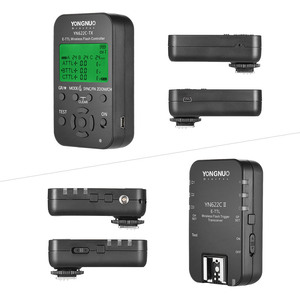 <strong>YONGNUO</strong> Wireless TTL Flash Trigger YN622 YN-622C II C-TX KIT With High-speed Sync HSS 1/8000s for Canon Camera 500D 60D 7D 5DIII - Product Image 6