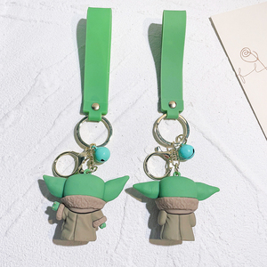 LC016 SW Space <strong>Wars</strong> Darth Vader Maul Leia Princess Chewbacca Luke Cute Kawaii <strong>Key</strong> Chain Custom 3D PVC Decorative Keychain - Product Image 6
