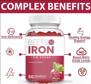 Частная торговая марка OEM/ODM, веганские корешки из свеклы для энергетической поддержки взрослых и беременных женщин - Product Image 4