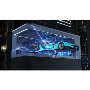 ป้ายโฆษณา3D กลางแจ้งจอแสดงผลดิจิทัล LED ขนาดใหญ่สำหรับภาพโฮโลแกรมตาเปล่า3D วิดีโอภาพเคลื่อนไหวแบบกำหนดเอง - Product Image 6