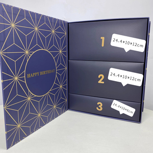 Nóng! Tùy Chỉnh Có Thể Tái Chế <span class=keywords><strong>Advent</strong></span> Lịch Rỗng Make up Tông Giấy Mỹ Phẩm Bao Bì <span class=keywords><strong>Advent</strong></span> Lịch Hộp Quà Tặng Cho Giáng Sinh - Product Image 4