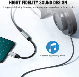 Factory Speaker Type c Male to <strong>3.5mm</strong> Female <strong>Usb</strong> Type c to <strong>3.5mm</strong> Earphone Jack Adapter Hifi Type c to <strong>3.5mm</strong> Jack Audio Converter - Product Image 6