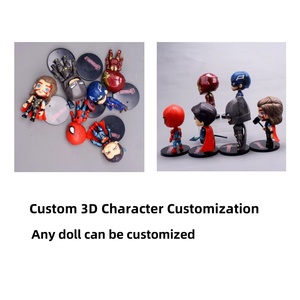 定制迷你3D漫威聚氯乙烯玩具人物收藏优质卡通电影动作人物模型