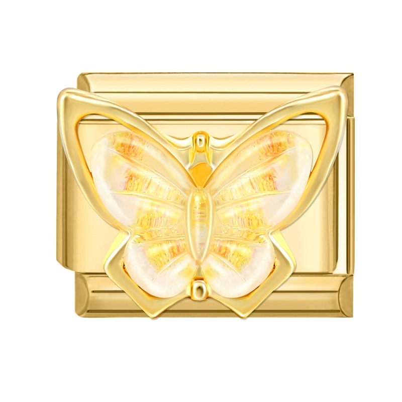 Yellow butterfly gold