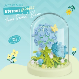 乐高微粒不朽玫瑰积木套装塑料模型玩具兼容秘境花 - Product Image 2