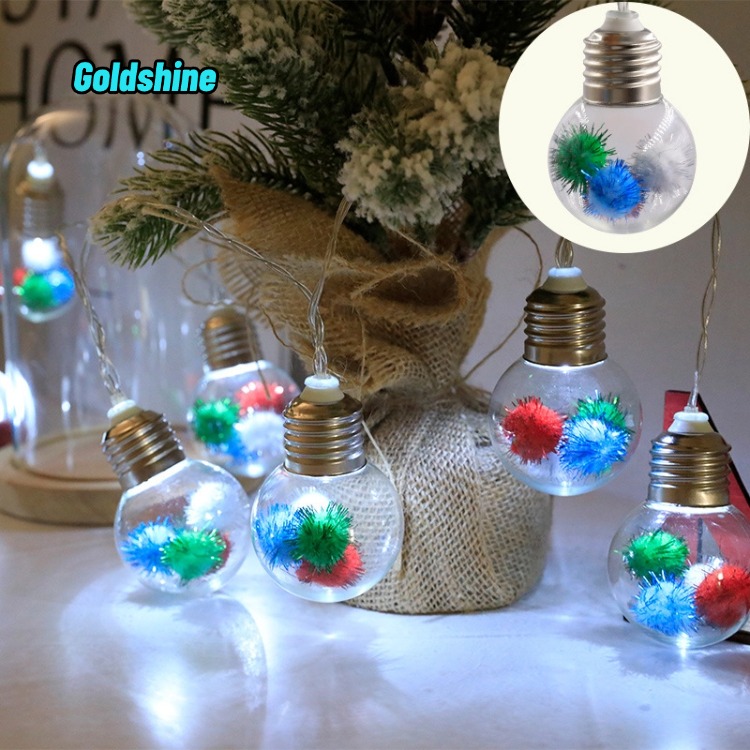 แบตเตอรี่ (2 M/10LEDs) สีขาว