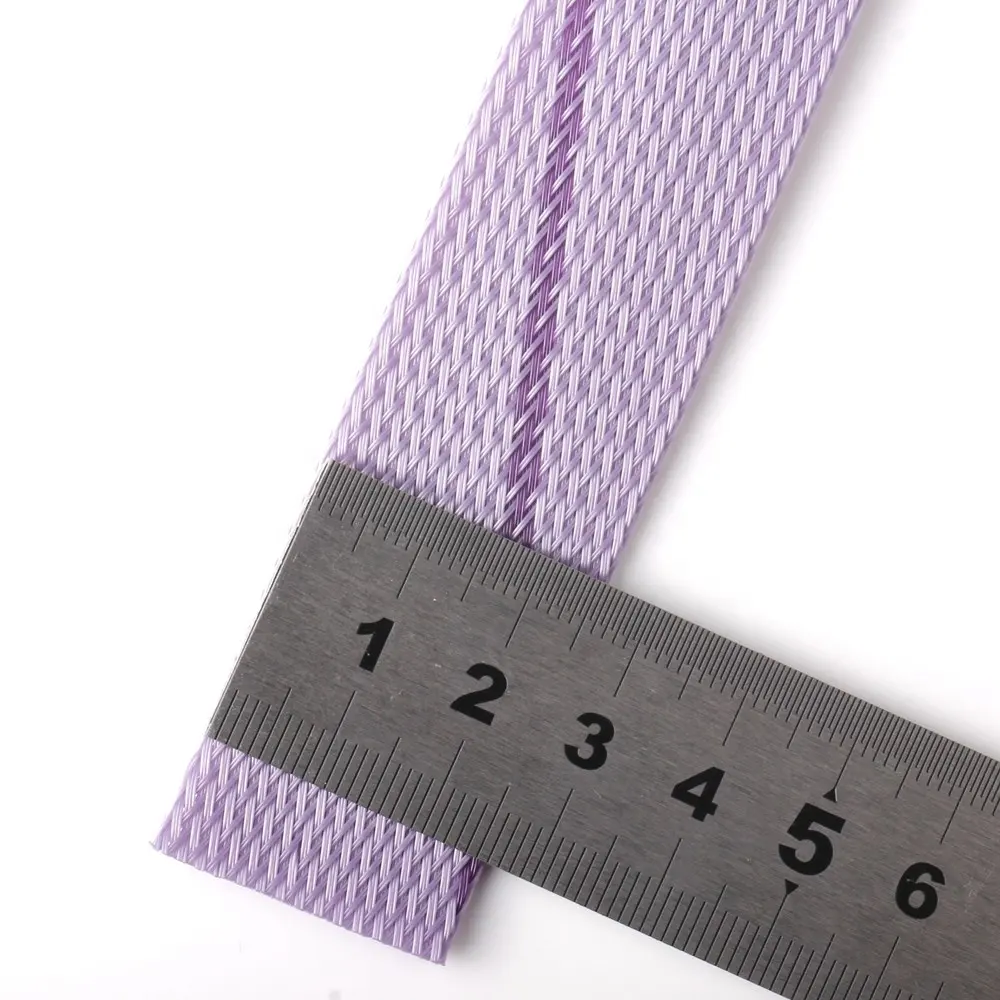 제조 PET expandable 꼰 유연한 mesh 소매를다는/cable socks