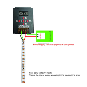 Новый DC5-24V прибор приемно-пиксельный модульный свет контроллер WS2811 WS2812B 6803 1903 Подсветка: Светодиодная лента контроллер поддержка 2048 IC - Product Image 2