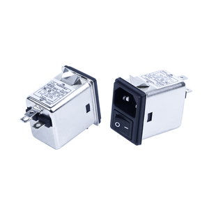 CE & CB certificata monofase filtro EMI tipo Click-in presa con interruttore di alimentazione e filtro RFI reti LC & RC - Product Image 2