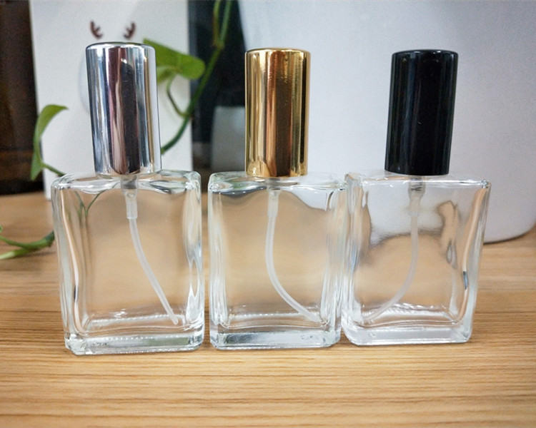clear 15ml flat square