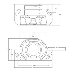 安全报警系统107分贝112分贝IP67反向备用蜂鸣器报警Squawker备用报警 - Product Image 4