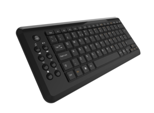 KB8500 Slim PC Teclado con cable Silent Media Teclado de computadora con cable con árabe - Product Image 2