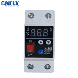 CNFLY 40A 230V Din Rail Electronic Digital Display Adjustable Overload Voltage Protector MCB - Product Image 3