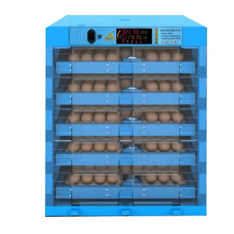 Inkubator daya otomatis, mesin penetas telur bebek ayam kontrol cerdas CE disetujui otomatis penuh untuk menetas telur