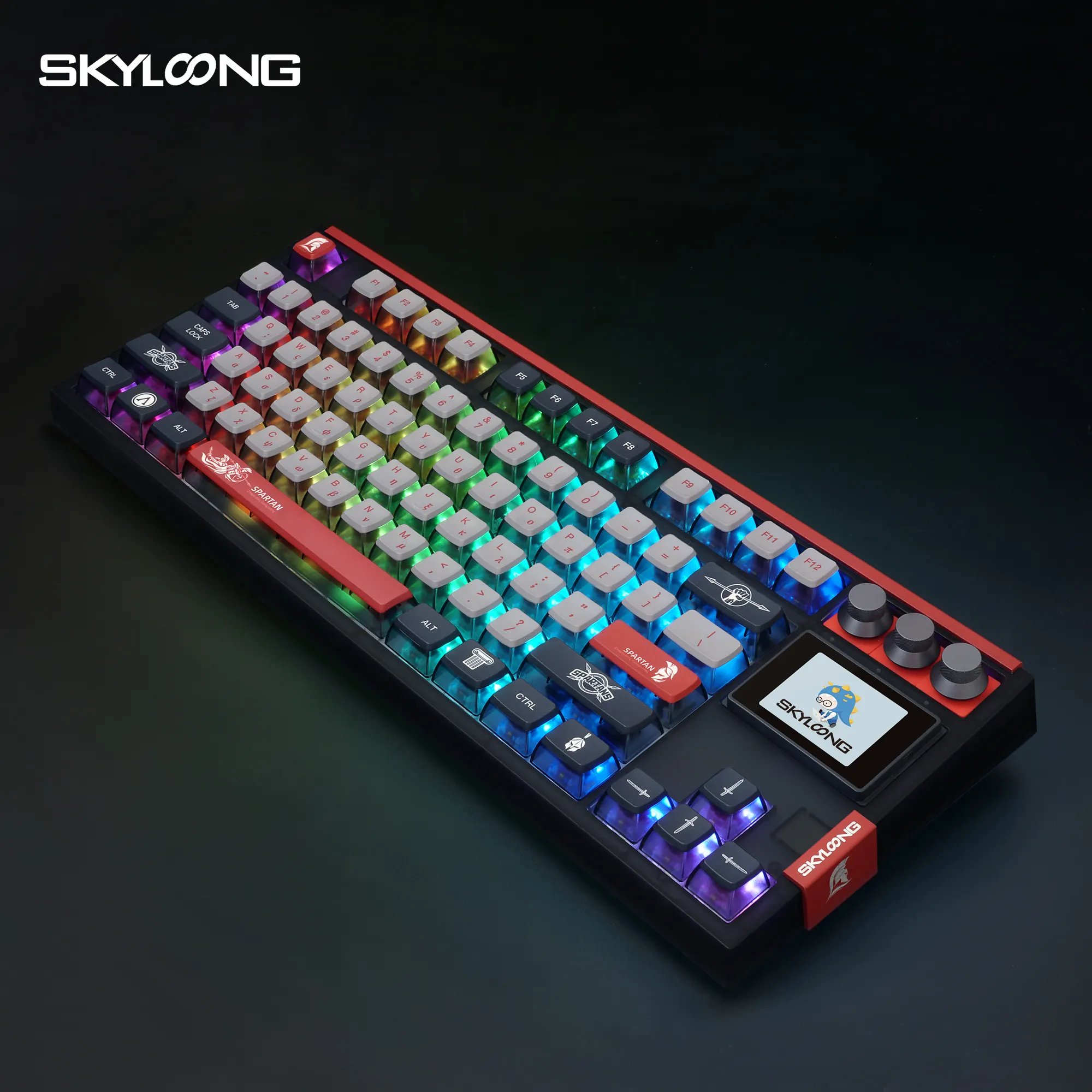 Skyloong Gk87pro Nieuwste Hotswappable 2.4Ghz Bt Draadloze Gaming Rgb Kailh Switch 80% Tkl 87 Toetsen Mechanisch Toetsenbord