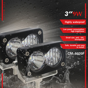 מיני 3 אינץ עבודה אור <span class=keywords><strong>9</strong></span> W כיכר עגול LED אופנוע לעבוד אורות להדגיש יחיד LED עבודה אור לאופנוע - Product Image 6
