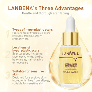 LANBENA Tcm צלקת הסרת סרום אקנה סימן טיפול עור תיקון סימן מתיחה הסרת שמן משלוח חינם - Product Image 3