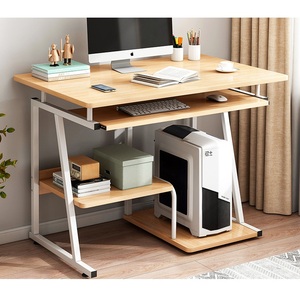 Nuevo Escritorio de computadora con estante en estación de trabajo multipropósito para oficina en casa y Escritorio de computadora con marco de metal - Product Image 3