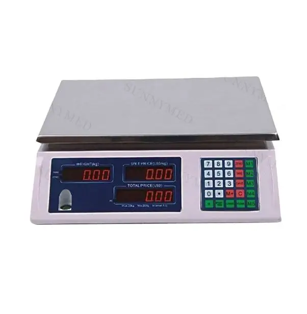 Balanza de pesaje digital con contador de precisión, venta directa al por mayor, precio electrónico, báscula electrónica